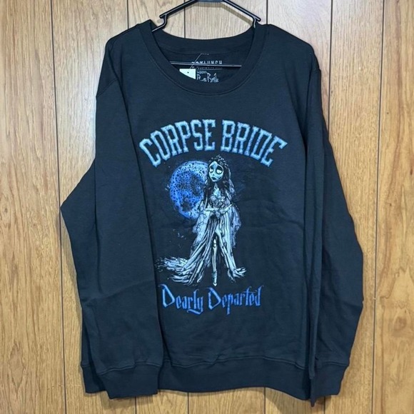 Hot Topic Tops - Black Corpse Bride crewneck sweatshirt Size XL NWT